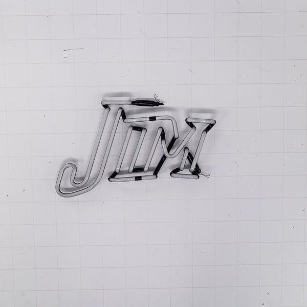 JIM Double Stroke Word unit for Jim Beam Replacement Tube - Neon Sign Part