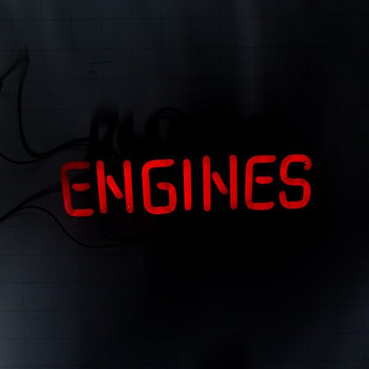 ENGINES Single Stroke Word unit for Bud Racing Start your Engines Replacement Tube - Neon Sign Part