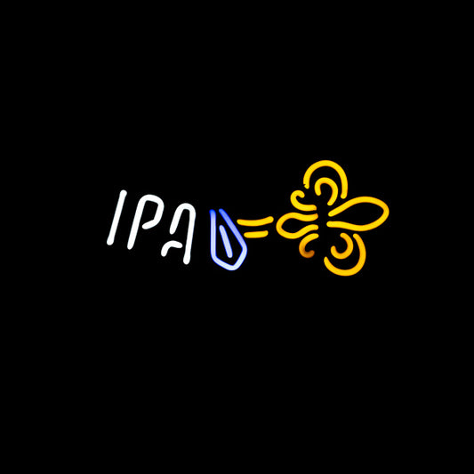IPA Single Stroke Word with feather and Emphasis unit for Abita Jockamo IPA Replacement Tube - Neon Sign Part