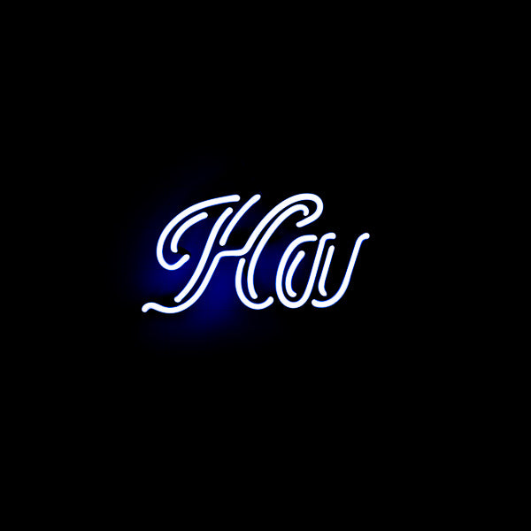 Ha double stroke script word unit for Hamm’s Replacement Tube - Neon Sign Part