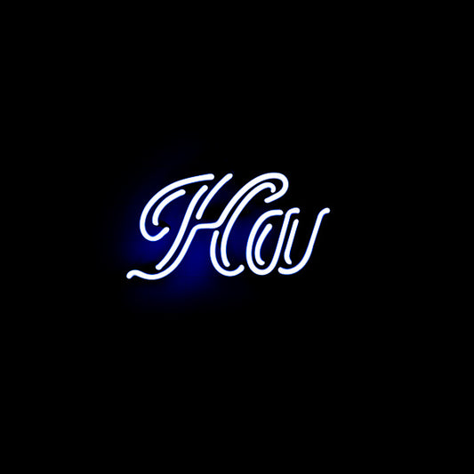 Ha double stroke script word unit for Hamm’s Replacement Tube - Neon Sign Part