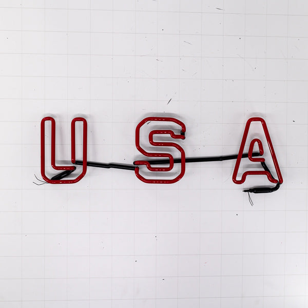USA Double Stroke word unit for Olympic Budweiser Replacement Tube - Neon Sign Part