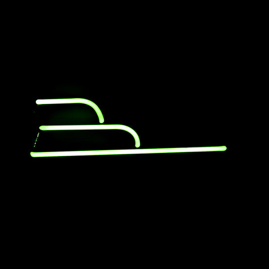 Right Green Emphasis unit for Miller High Life Replacement Tube - Neon Sign Part