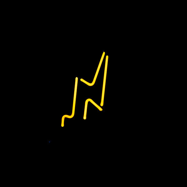 Upper Lightning Bolt unit for Breckenridge Brewery Replacement Tube - Neon Sign Part