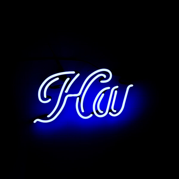 Ha Double Stoke Script Word unit for Hamm's Replacement Tube - Neon Sign Part