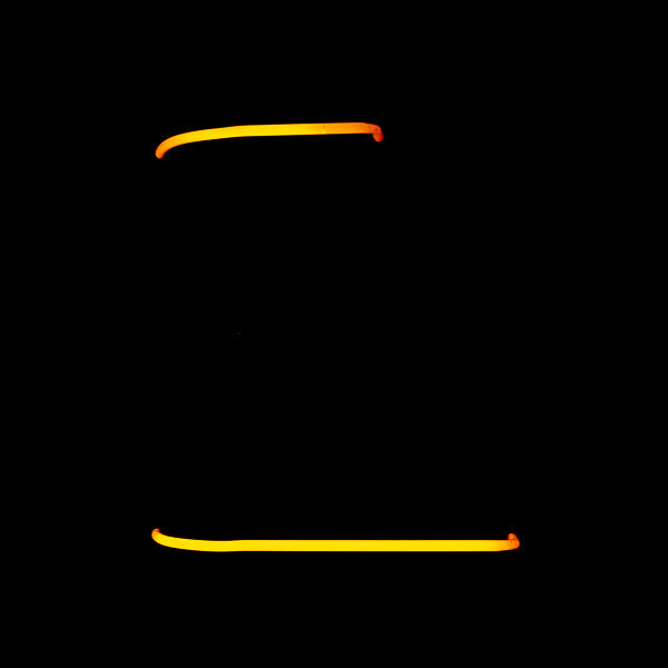 Left Border unit with vertical electrodes for Large Miller Lite Classic Replacement Tube - Neon Sign Part