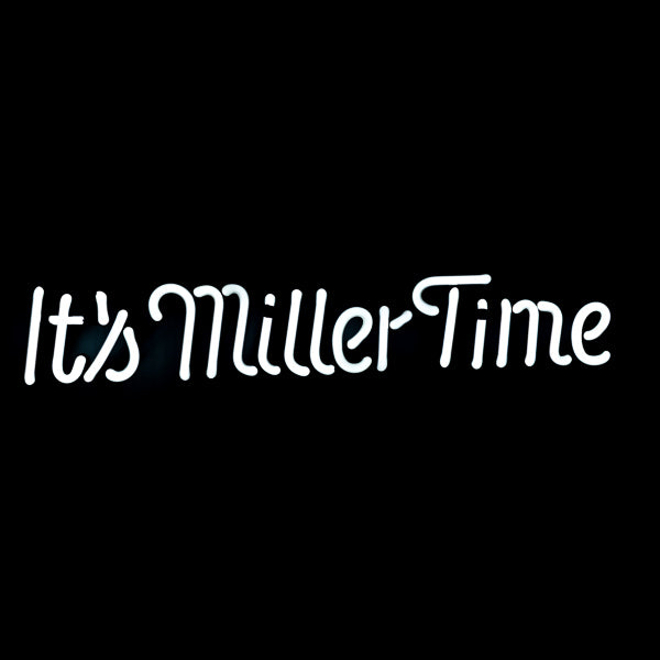 It's Miller Time Single Stroke Word unit Replacement Tube - Neon Sign Part