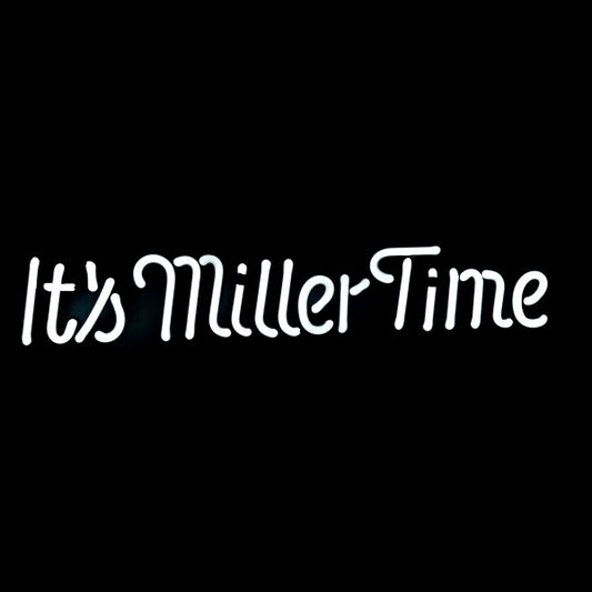 It's Miller Time Single Stroke Word unit Replacement Tube - Neon Sign Part