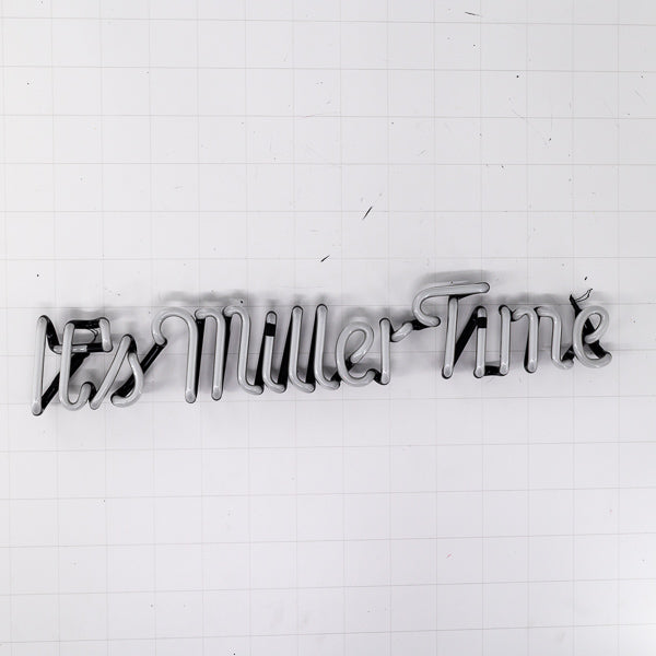 It's Miller Time Single Stroke Word unit Replacement Tube - Neon Sign Part