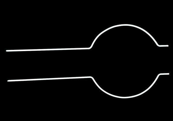 Large Outer Border unit for BUSCHHHHH Replacement Tube - Neon Sign Part