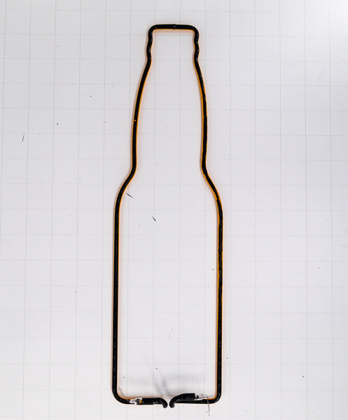 Bottle Border unit for Falling Lime Motion Corona Extra Replacement Tube - Neon Sign Part