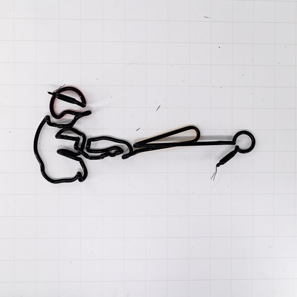 Upper body, Arms, Bat and Ball unit for Corona Extra Baseball Replacement Tube - Neon Sign Part