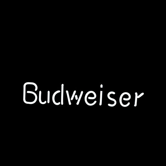 Budweiser Single Stroke Word unit Replacement Tube - Neon Sign Part