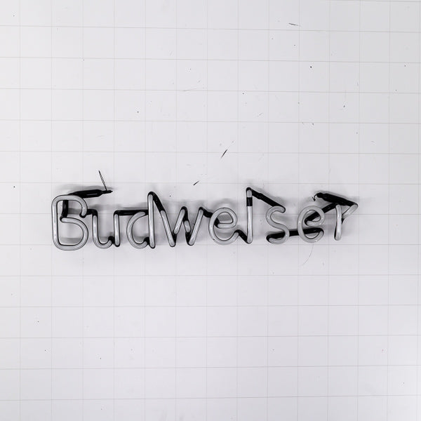 Budweiser Single Stroke Word unit Replacement Tube - Neon Sign Part