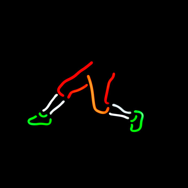 Lower body and Legs unit for Corona Extra Baseball Replacement Tube - Neon Sign Part