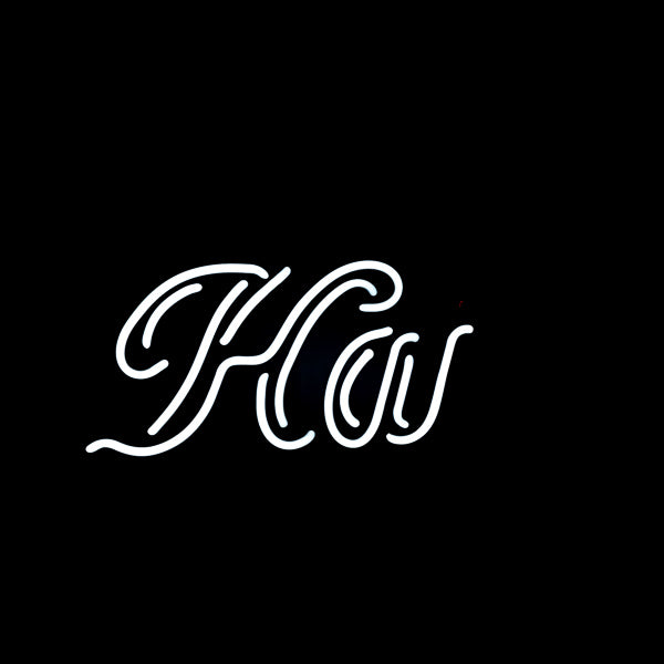 Ha Double Stroke Word unit for Hamm's Replacement Tube - Neon Sign Part