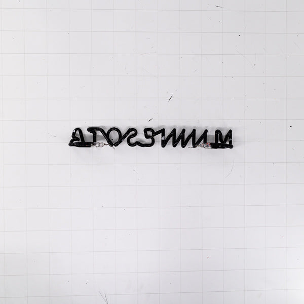 MINNESOTA Single Stroke Word unit Replacement Tube - Neon Sign Part