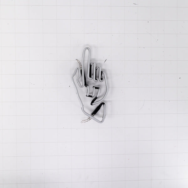 Hand Pointing Replacement Tube - Neon Sign Part