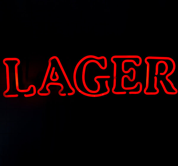 LAGER Double Stroke Word unit for Yuengling Traditional Replacement Tube - Neon Sign Part