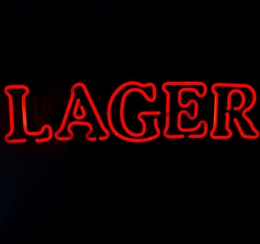 LAGER Double Stroke Word unit for Yuengling Traditional Replacement Tube - Neon Sign Part