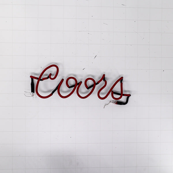 Coors Script Word unit for Coors Light Motion Bull Replacement Tube - Neon Sign Part
