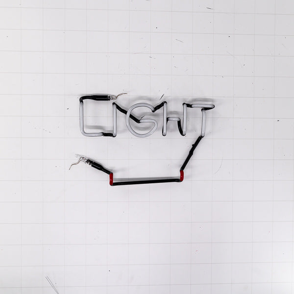 LIGHT Single Stroke Word & Eye's unit for Coors Light Motion Bull Replacement Tube - Neon Sign Part