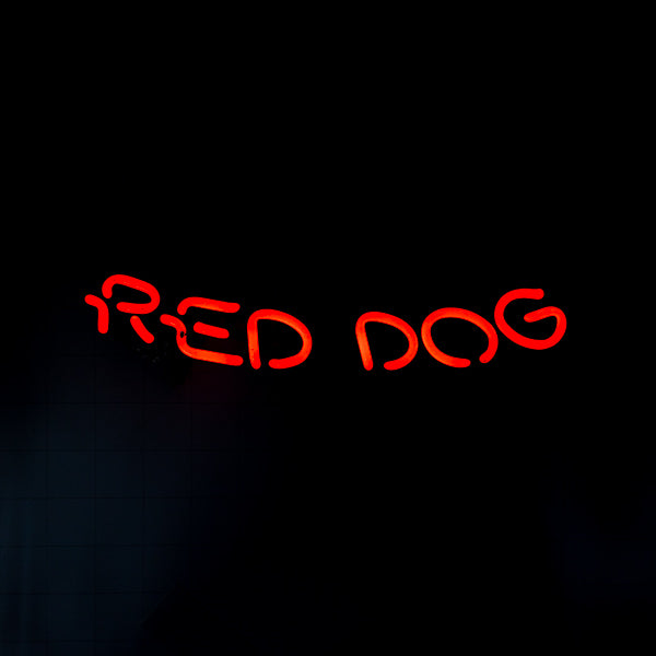 RED DOG Single Stroke Word unit for NASCAR Replacement Tube - Neon Sign Part