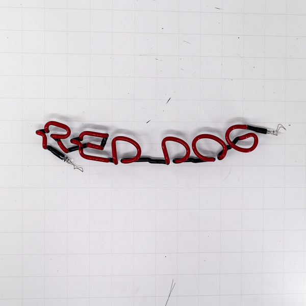 RED DOG Single Stroke Word unit for NASCAR Replacement Tube - Neon Sign Part
