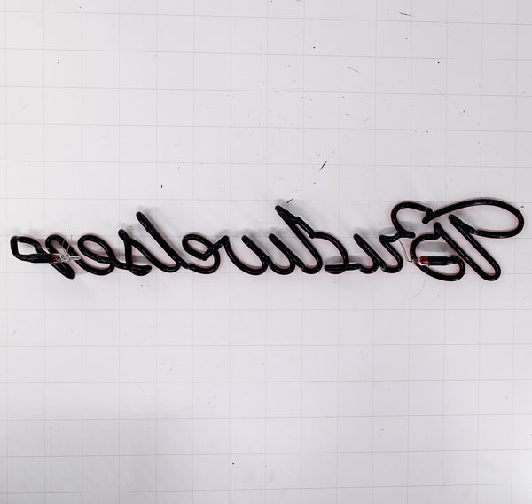 Budweiser Script Word unit for Budweiser Authentic Guitar Replacement Tube - Neon Sign Part