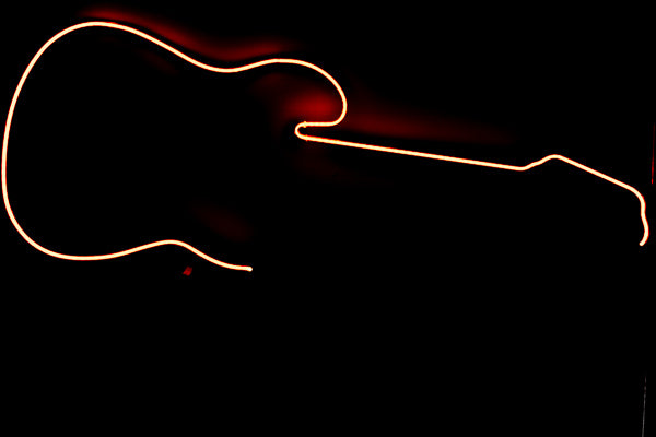 Guitar Border unit for Budweiser Authentic Guitar Replacement Tube - Neon Sign Part