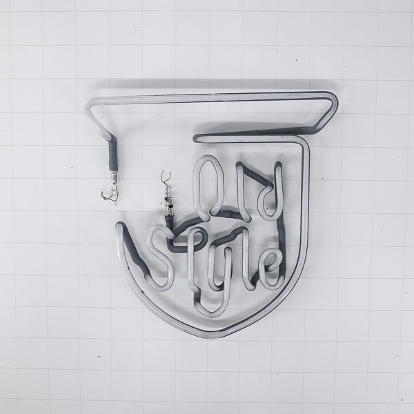 Old Style Single Stroke Word unit with Shield Replacement Tube - Neon Sign Part