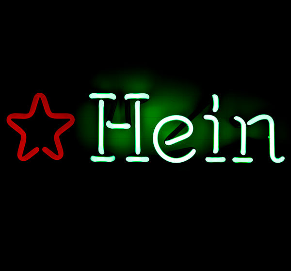 Red Star and Hein Single Stroke Word unit for Heineken Hawaiian Island ( Large Version) Replacement Tube - Neon Sign Part
