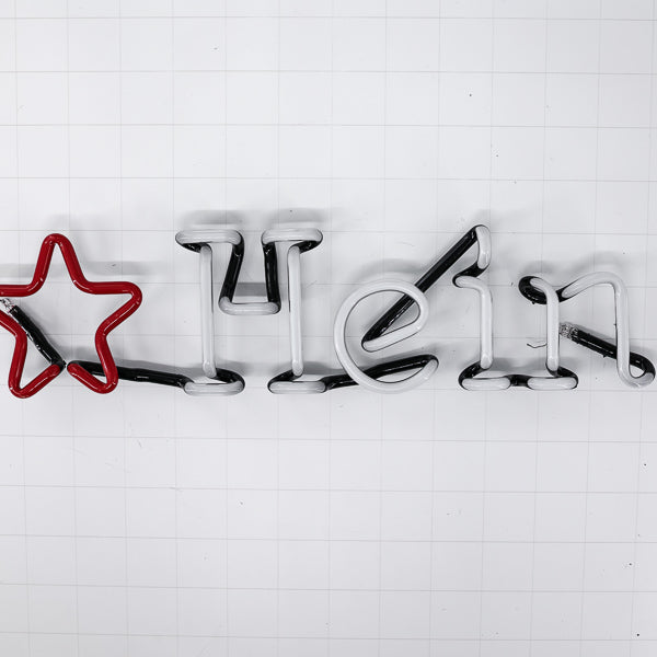 Red Star and Hein Single Stroke Word unit for Heineken Hawaiian Island ( Large Version) Replacement Tube - Neon Sign Part