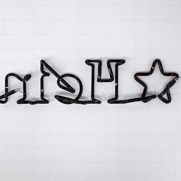 Red Star and Hein Single Stroke Word unit for Heineken Hawaiian Island ( Large Version) Replacement Tube - Neon Sign Part
