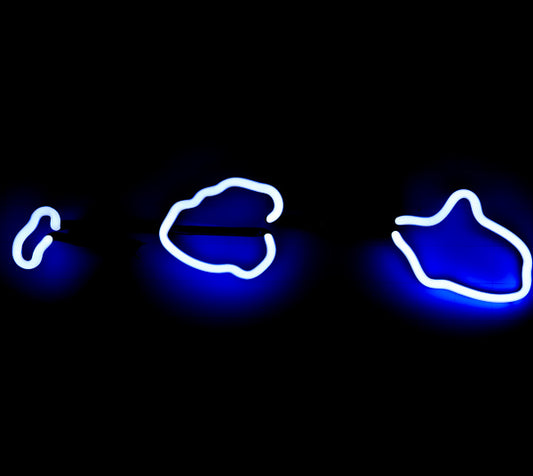 Left Side Island for Heineken Hawaiian Islands ( Large Version) Replacement Tube - Neon Sign Part