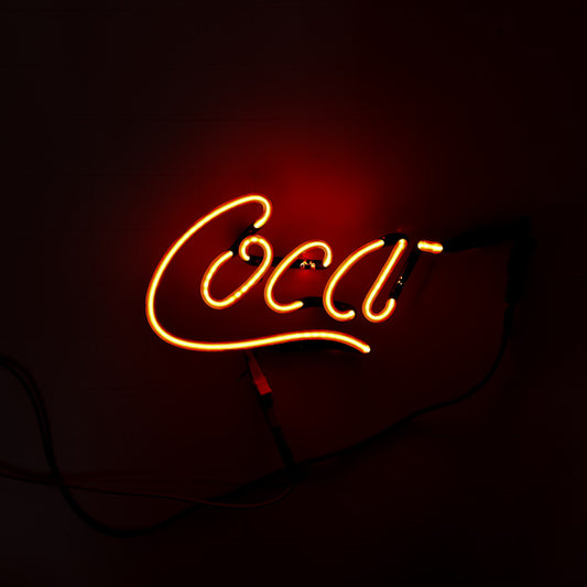 Coca Single Stroke Script Word unit for Coca Cola Replacement Tube - Neon Sign Part