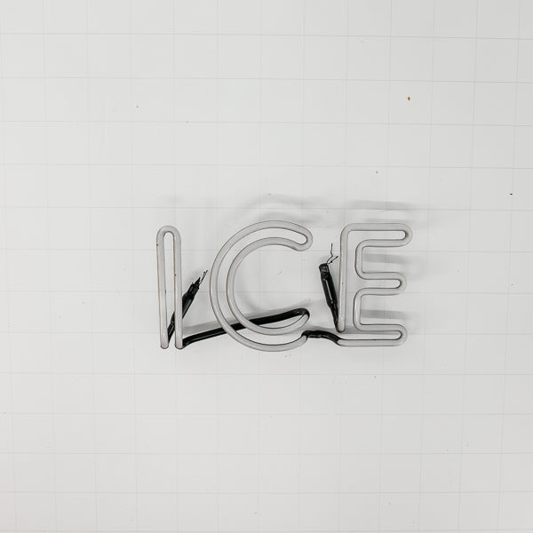 ICE Double Stroke Word unit Replacement Tube - Neon Sign Part