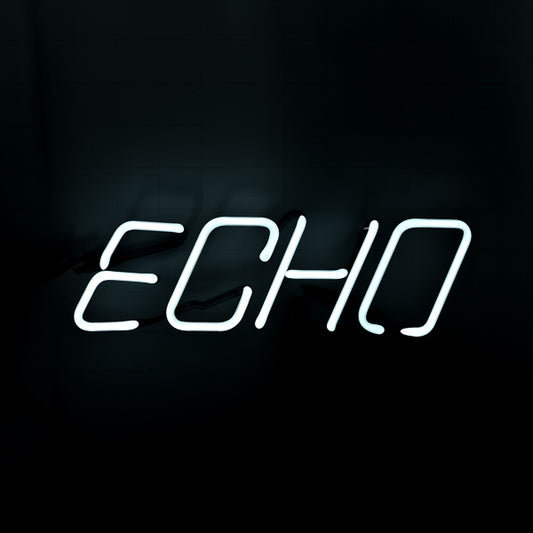 Echo Single Stroke Word unit for Echo Power Tools Replacement Tube - Neon Sign Part