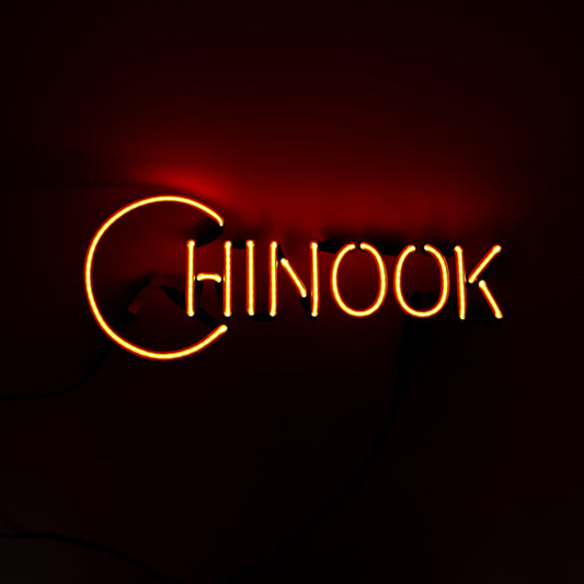 Chinook Single Stroke Word unit for Fish Replacement Tube - Neon Sign Part