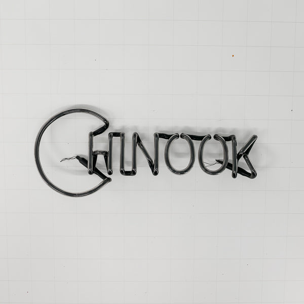 Chinook Single Stroke Word unit for Fish Replacement Tube - Neon Sign Part