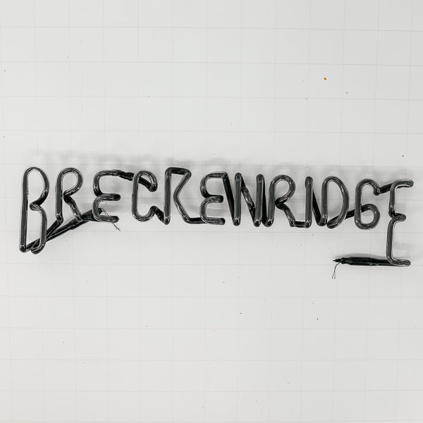 BRECKENRIDGE Single Stroke Word unit for Breckenridge Brewery Replacement Tube - Neon Sign Part