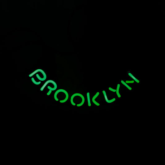 BROOKLYN Arched Single Stroke Word unit for Brooklyn Brewing Replacement Tube - Neon Sign Part