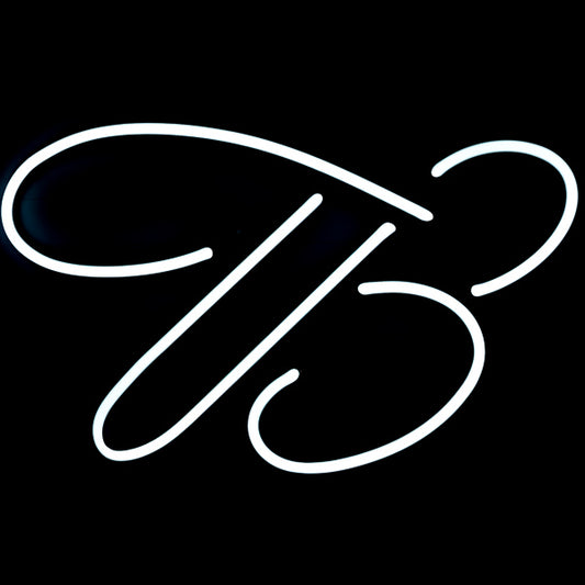 King B Single Stroke Script Word unit Replacement Tube - Neon Sign Part