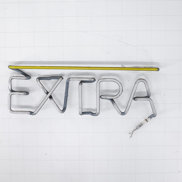 EXTRA Single Stroke Word unit with Emphasis for Coors Extra Cold Replacement Tube - Neon Sign Part