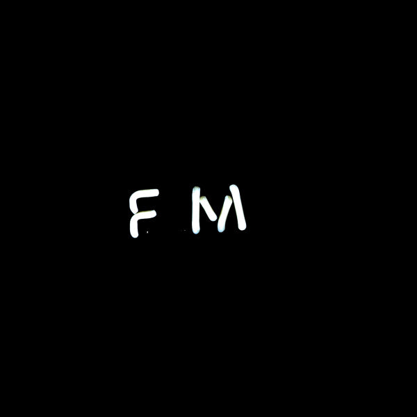 FM Single Stroke Word unit with Vertical Electrodes for Custom FM Radio Replacement Tube - Neon Sign Part