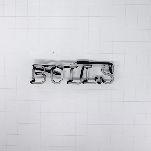 BULLS Single Stroke Word unit for Chicago Bulls Replacement Tube - Neon Sign Part
