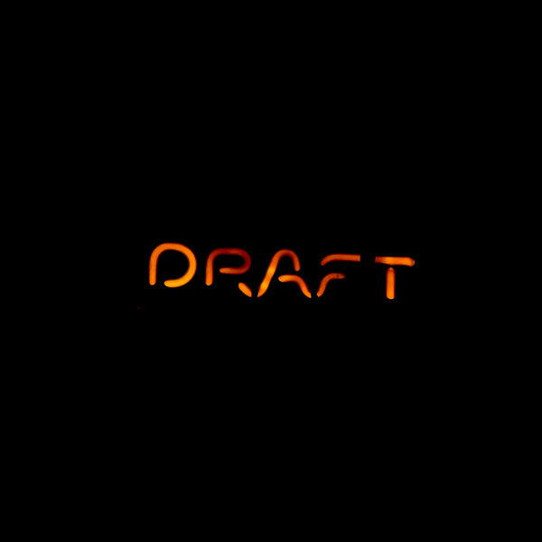 DRAFT Single Stroke word unit for Miller Genuine Draft Replacement Tube - Neon Sign Part
