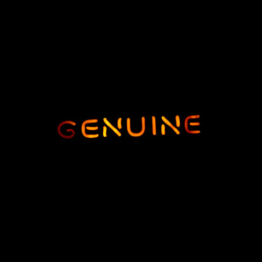 GENUINE Single Stroke Word unit for Miller Genuine Draft Replacement Tube - Neon Sign Part