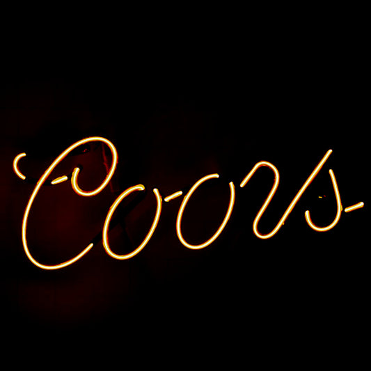 Coors Single Stroke Word Unit Neon Sign Replacement Tube