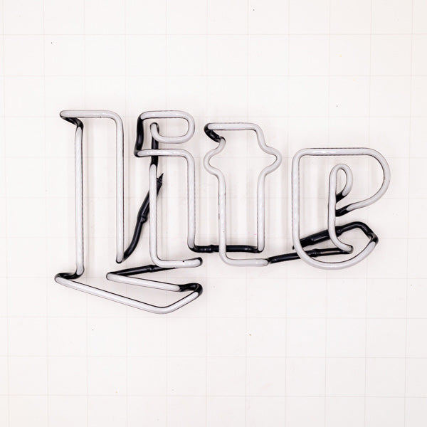 Lite Double Stroke Word Unit for Miller Lite Neon Sign Replacement Tube